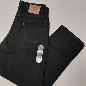 Levi's 550 Men's Black Jeans Relaxed Fit Size 34x32. New